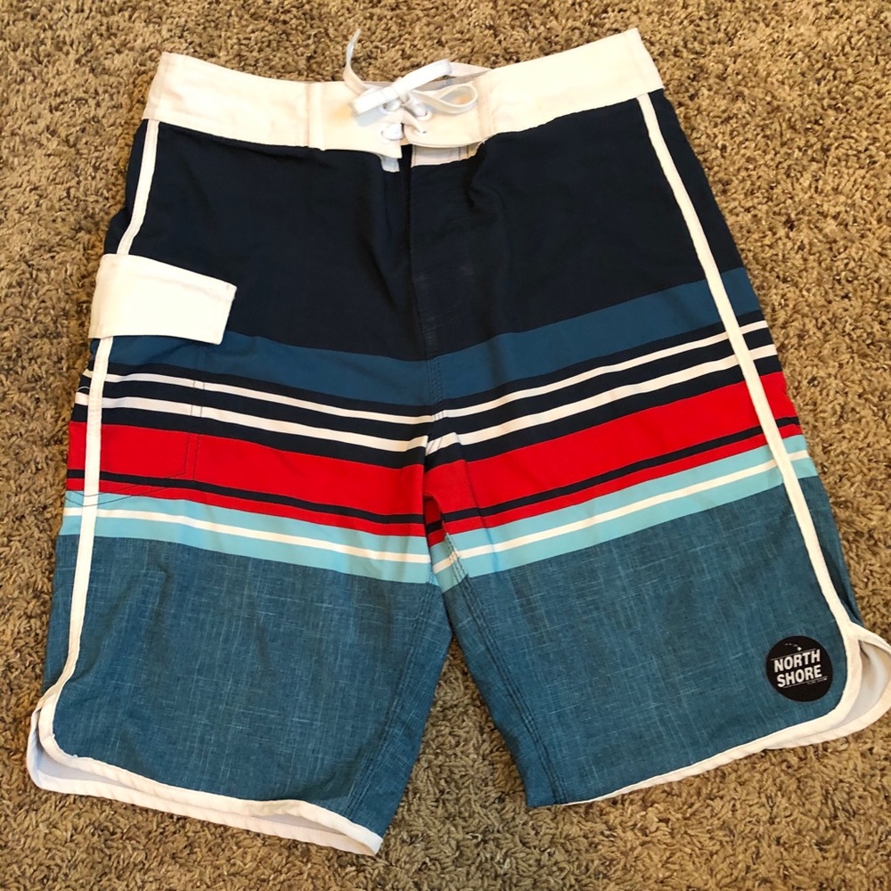 North Shore swim trunks